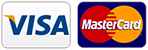 We accept Visa/Mastercard